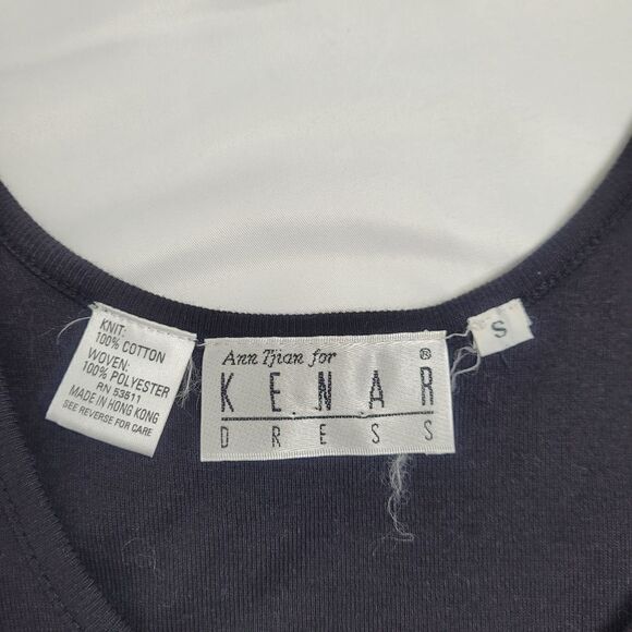 VINTAGE 90s black bias maxi tank dress with sheer knife pleated panel S - Picture 6 of 11